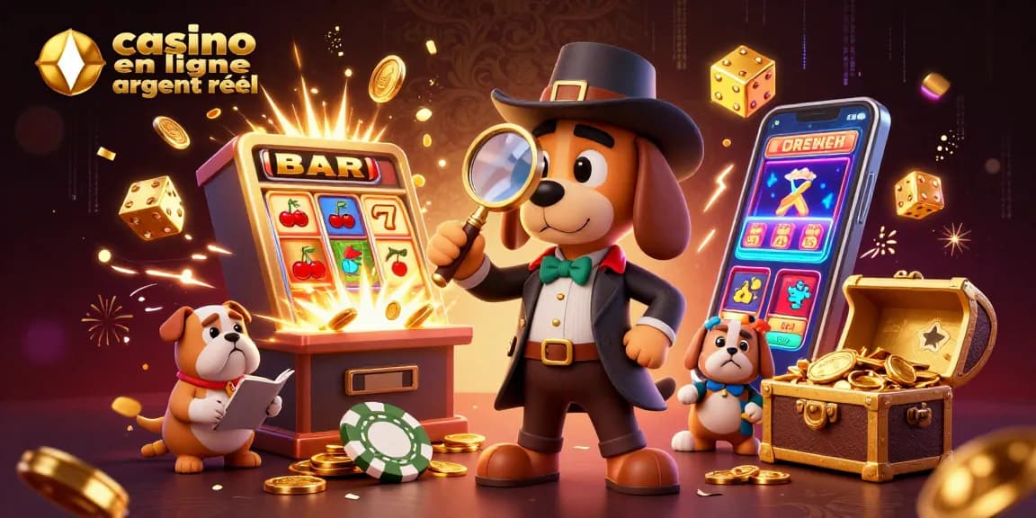 Jouez au casino en ligne argent réel et découvrez des trésors cachés dans une scène dynamique.