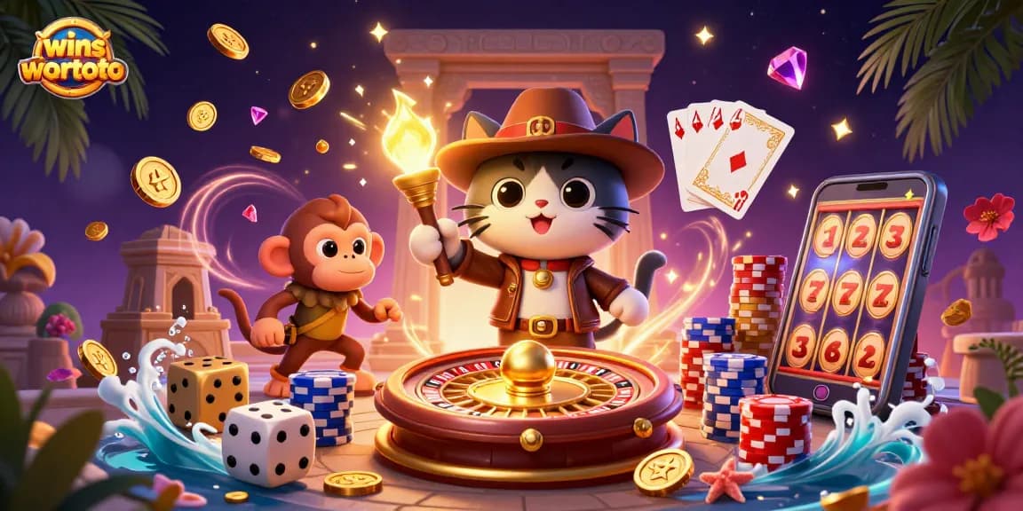 Mengamankan koin emas dan permata bersinar saat pemain winsortoto menemui artefak kasino di kuil.