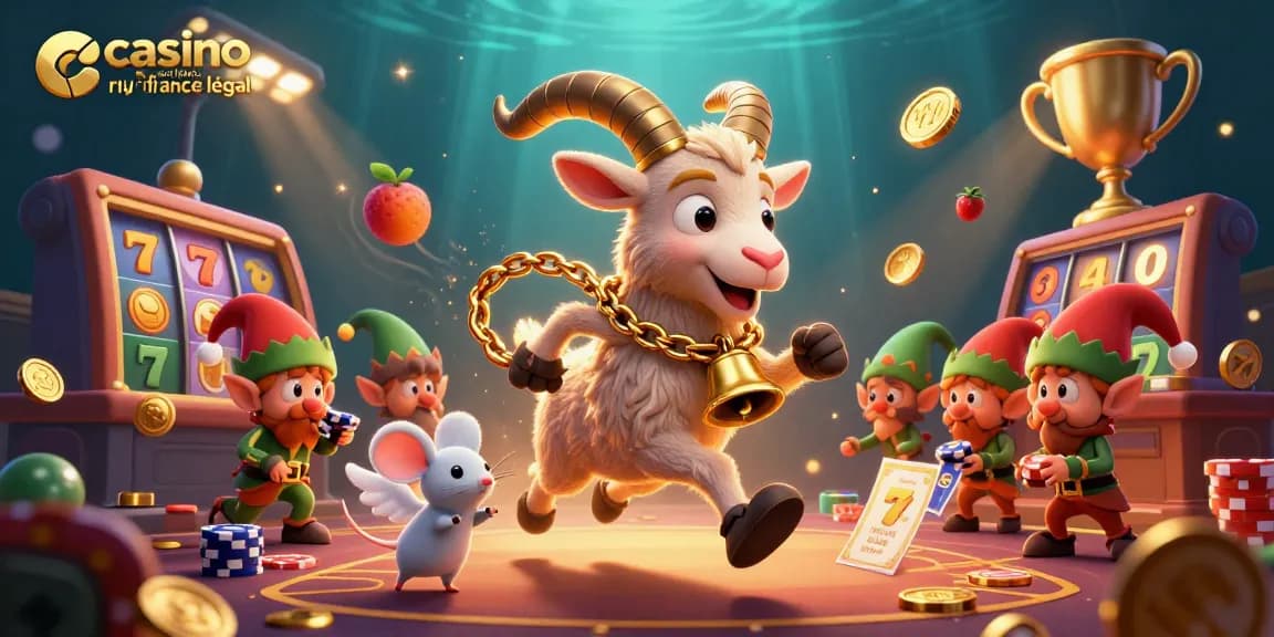 Profitez d'une scène animée dans un casino en ligne France légal, avec des personnages captivants en action.