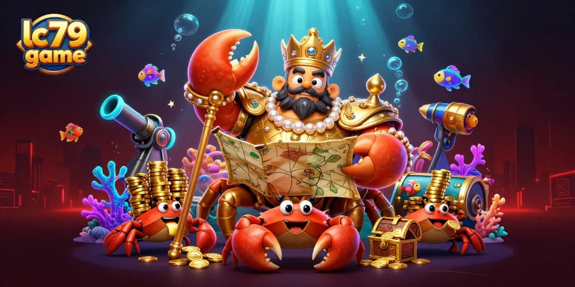 Bắn cá lc79 game với hình ảnh hoàng đế cua vàng khổng lồ và các yếu tố hấp dẫn