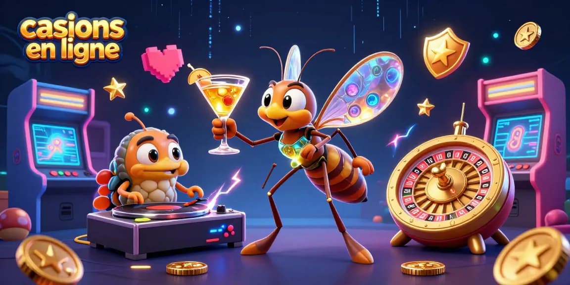 Découvrez l'univers des casinos en ligne avec des éléments de jeu captivants et un design dynamique.