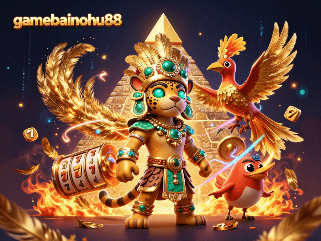 Experience the excitement of gamebainohu88 with vibrant slot action in an immersive 3D scene.