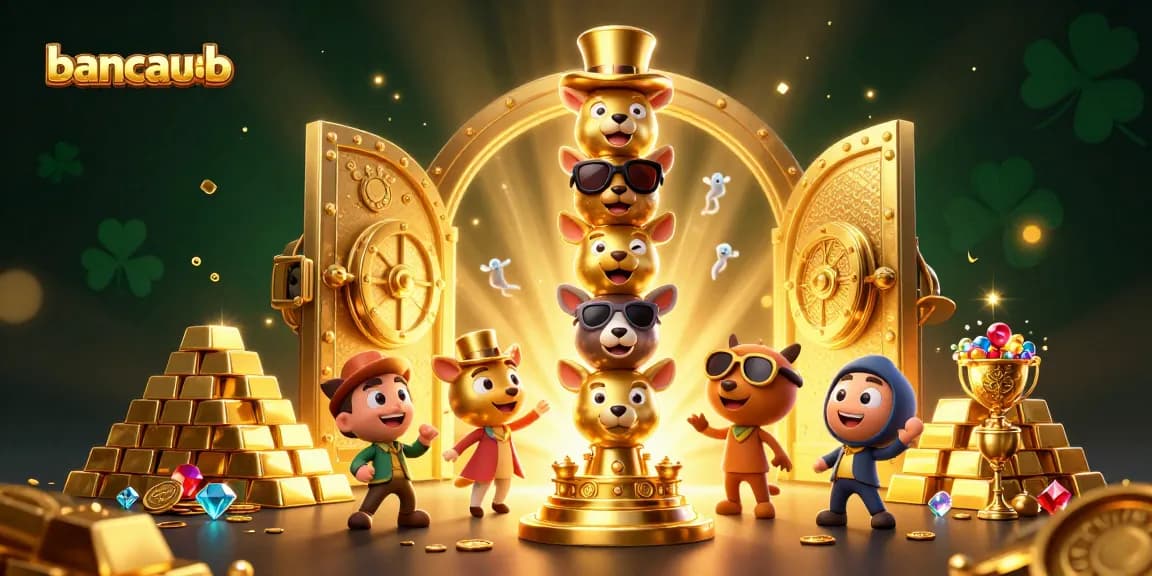 Join the fishing fun in bancaucb with a golden treasure chest lighting up the sea!