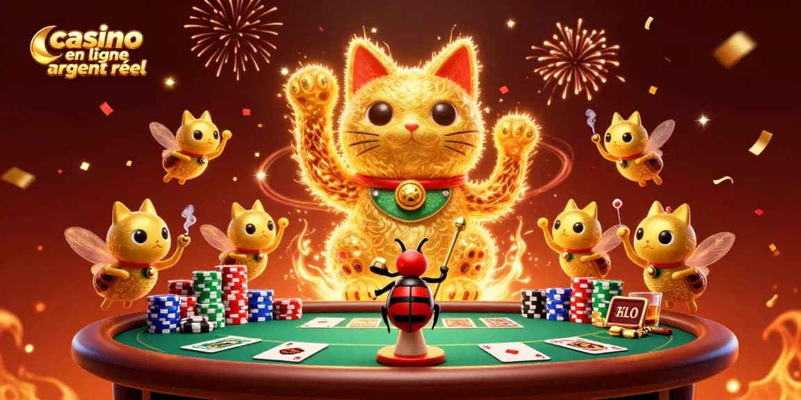 Emportez votre chance avec le casino en ligne argent réel, grâce à un chat porte-bonheur dynamique.