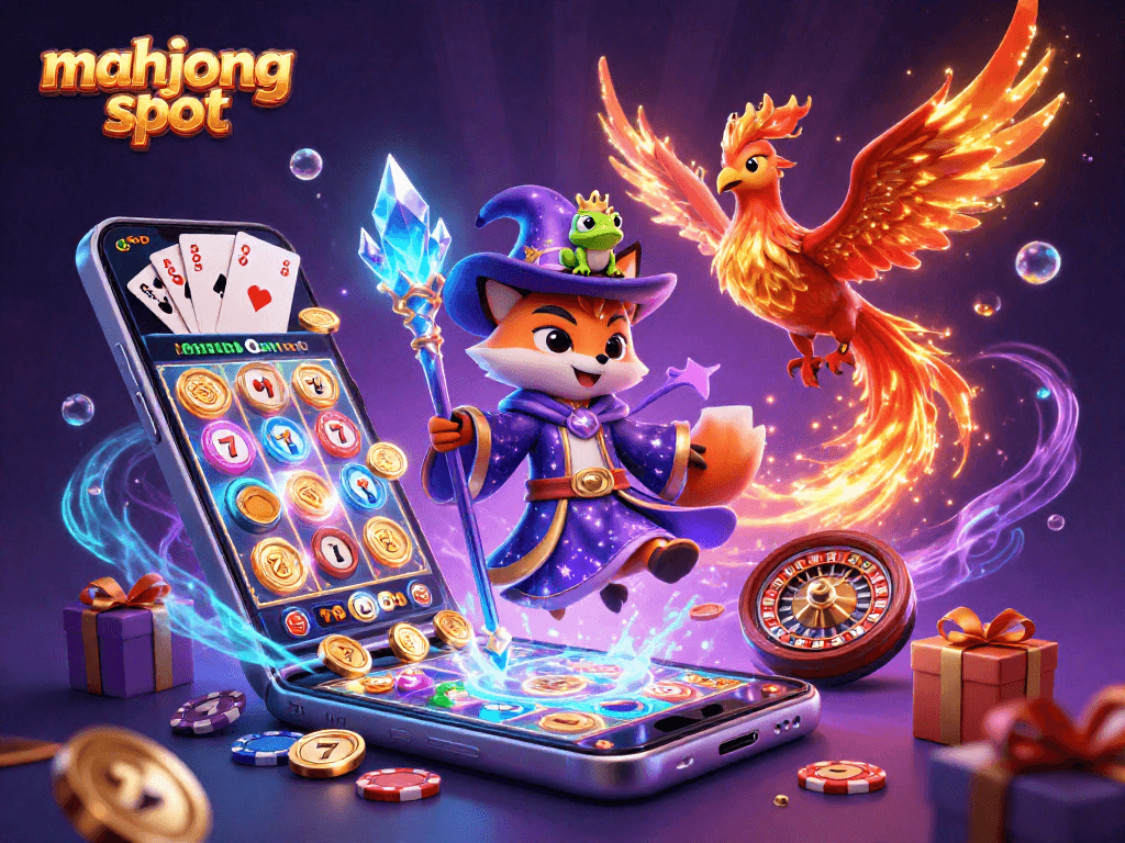 Experience the mahjong slot adventure with vibrant characters and dynamic casino elements.