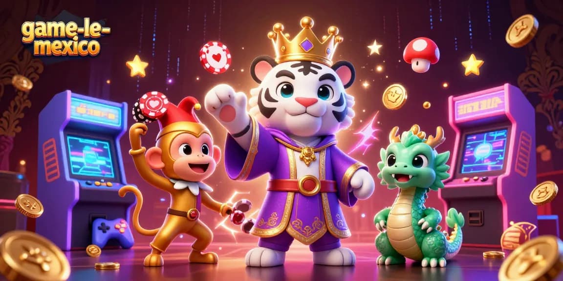 Spin to win at game-le-hoi-mexico with vibrant 3D characters and casino elements.