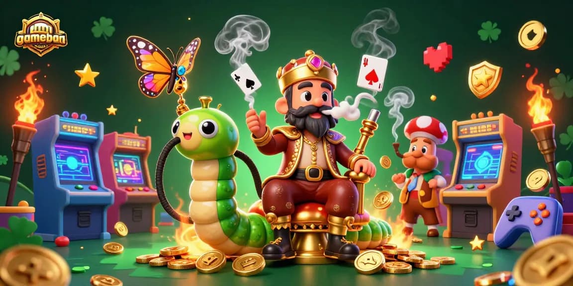 Engage in Callbreak strategy with nhanquagamebai’s vibrant 3D casino illustration featuring dynamic game elements.