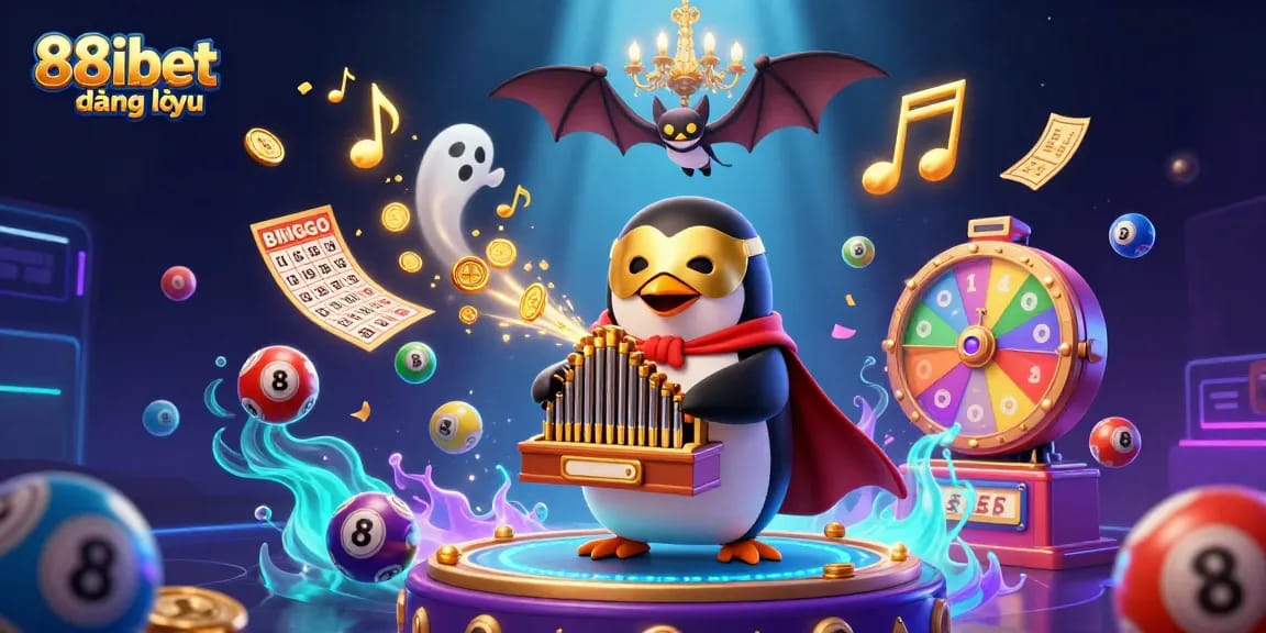 Engage with 88ibet đăng nhập through this dynamic 3D illustration featuring a lively casino scene.
