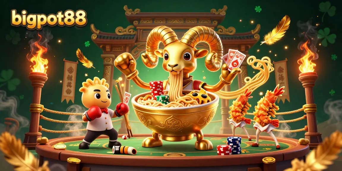 Experience bigpot88's exciting games in a vibrant 3D casino created with engaging characters.
