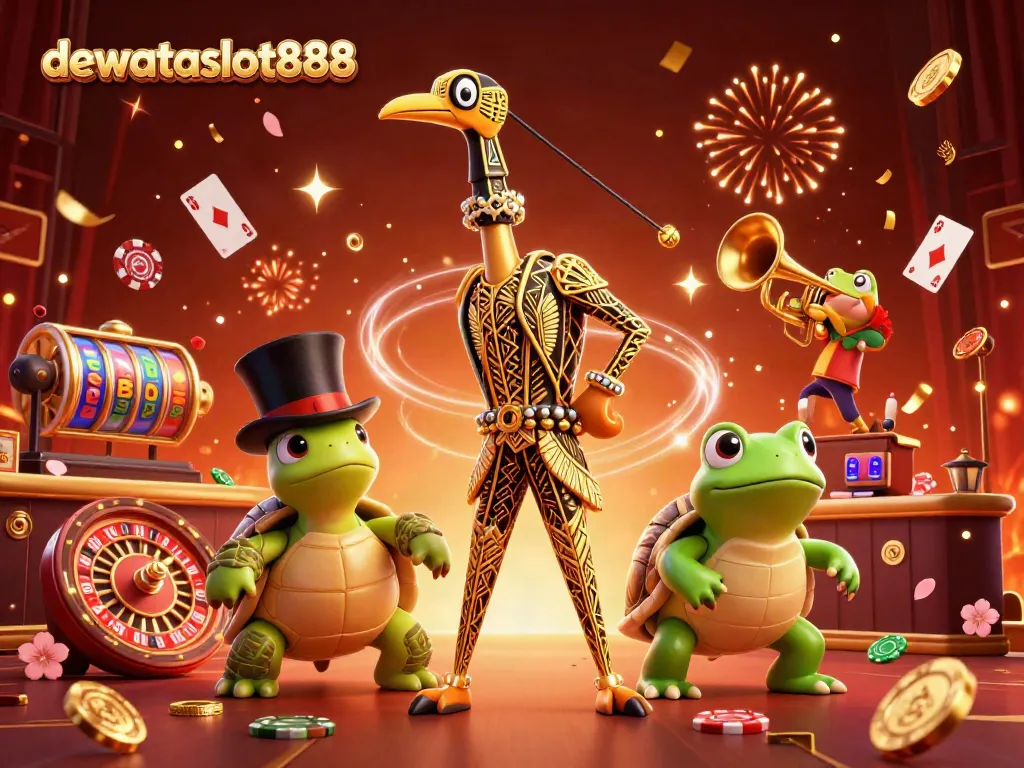 Menghadirkan keseruan permainan casino live di dewataslot888 dengan dealer dan elemen kasino.