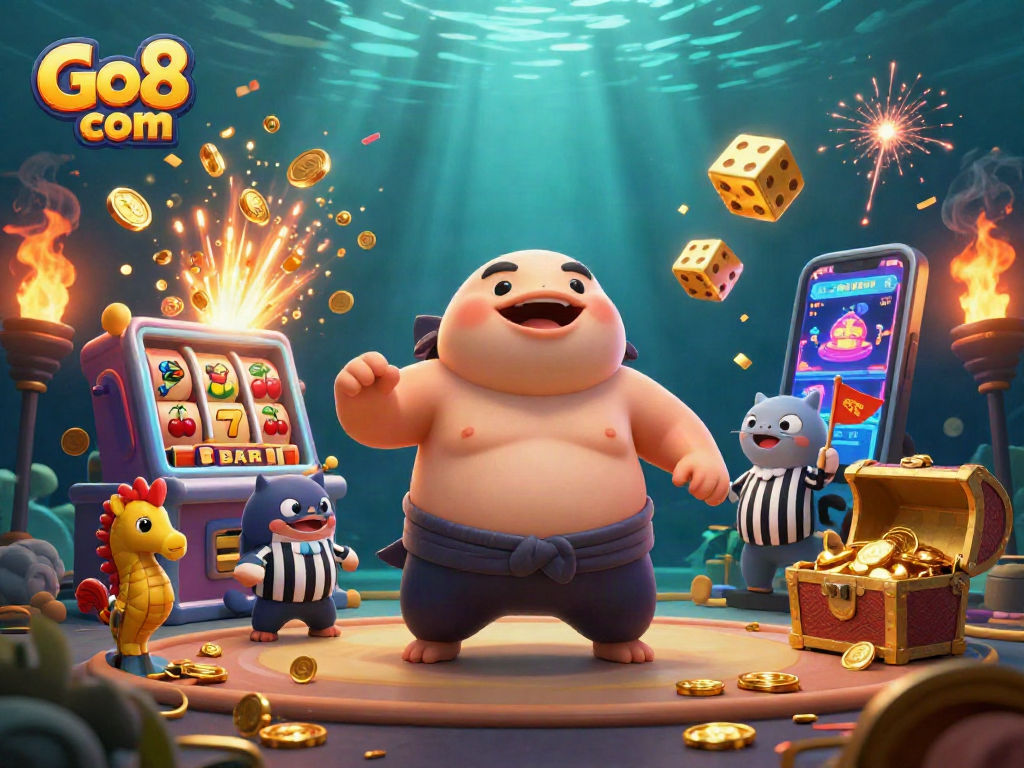 Engage with the thrilling world of Go8 com as the fugu challenges in an underwater jackpot frenzy.