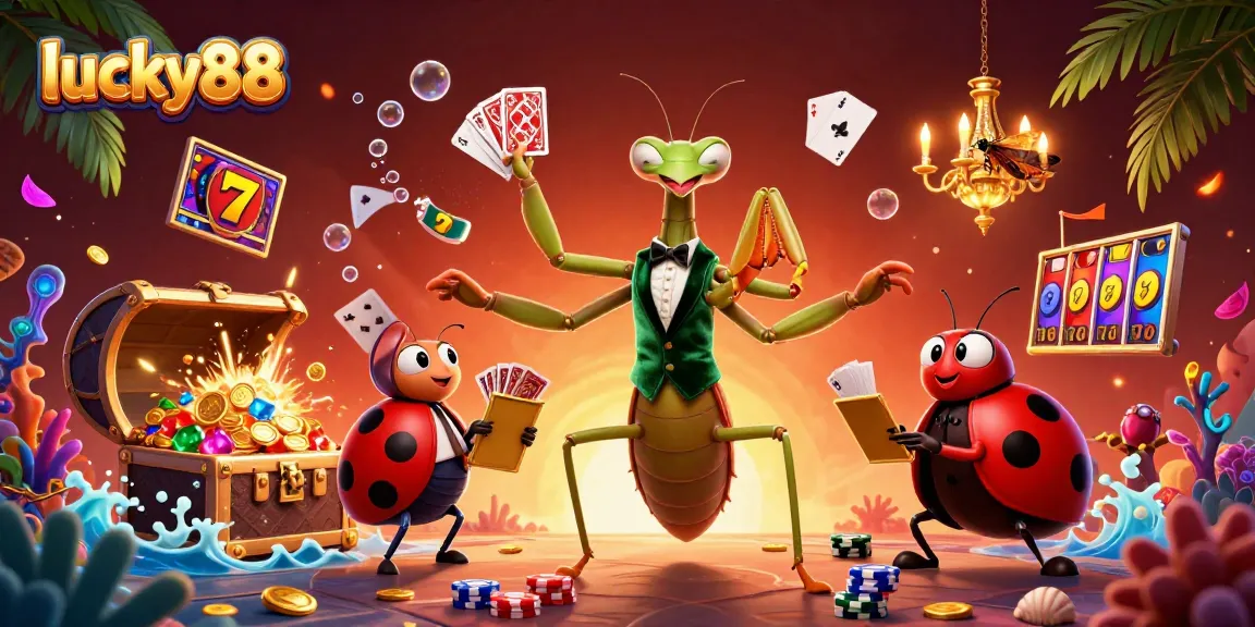 Engage in thrilling gameplay at lucky88 while enjoying vibrant 3D visuals of casino elements.