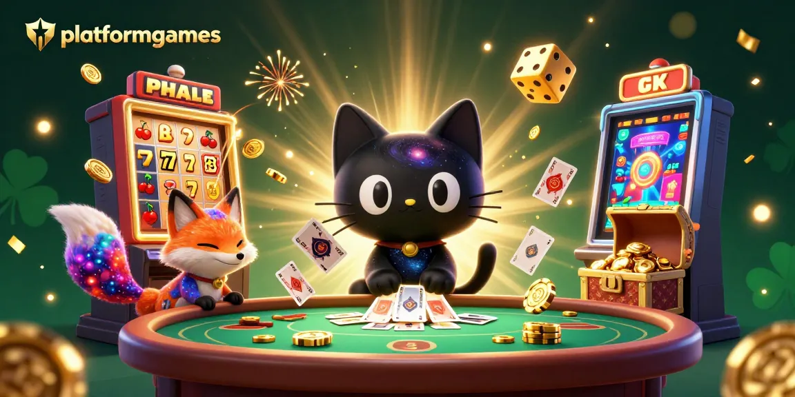 Experience thrilling casino gameplay with platformgames showcasing colorful characters and dynamic slots.