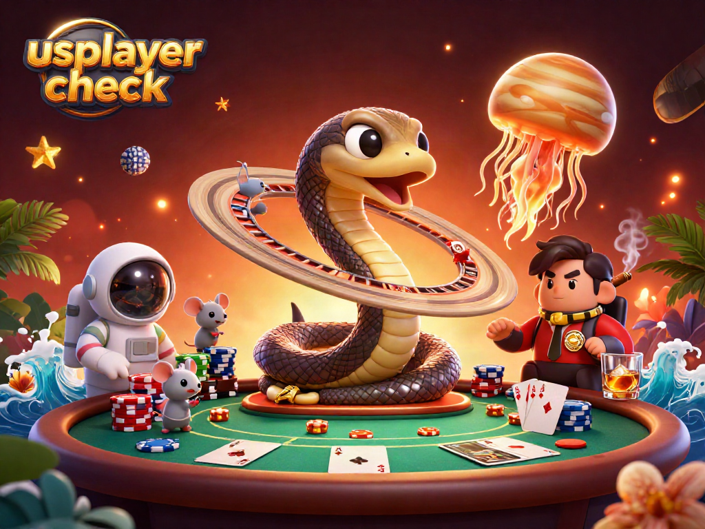 Experience excitement at usplayercheck with astronaut mice betting on a roulette wheel made of Saturn's rings.