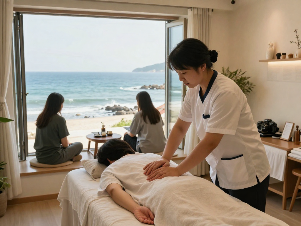 여수오피 services by trusted local provider in a peaceful oceanview setting.