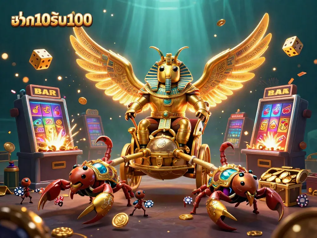 ฝาก10รับ100 แสดงการเล่นคาสิโนกับตัวละคร 3D ในบรรยากาศสุดหรู